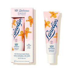 Lanolips 101 Ointment Gingerbread tube boosts everyday lip hydration.