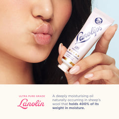 Lanolips 101 Ointment ingredients detail pure Aussie lanolin for moisturization.