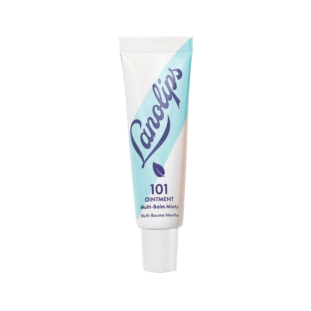Lanolips 101 Ointment peppermint-tube provides rich hydration for dry lips.