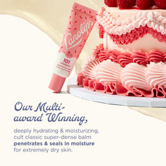 Lanolips 101 Ointment Raspberry Shortcake in use for daily hydration and comfort.