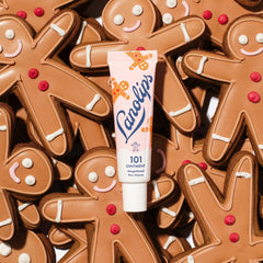Lanolips 101 Ointment close-up texture shows non-greasy moisture.
