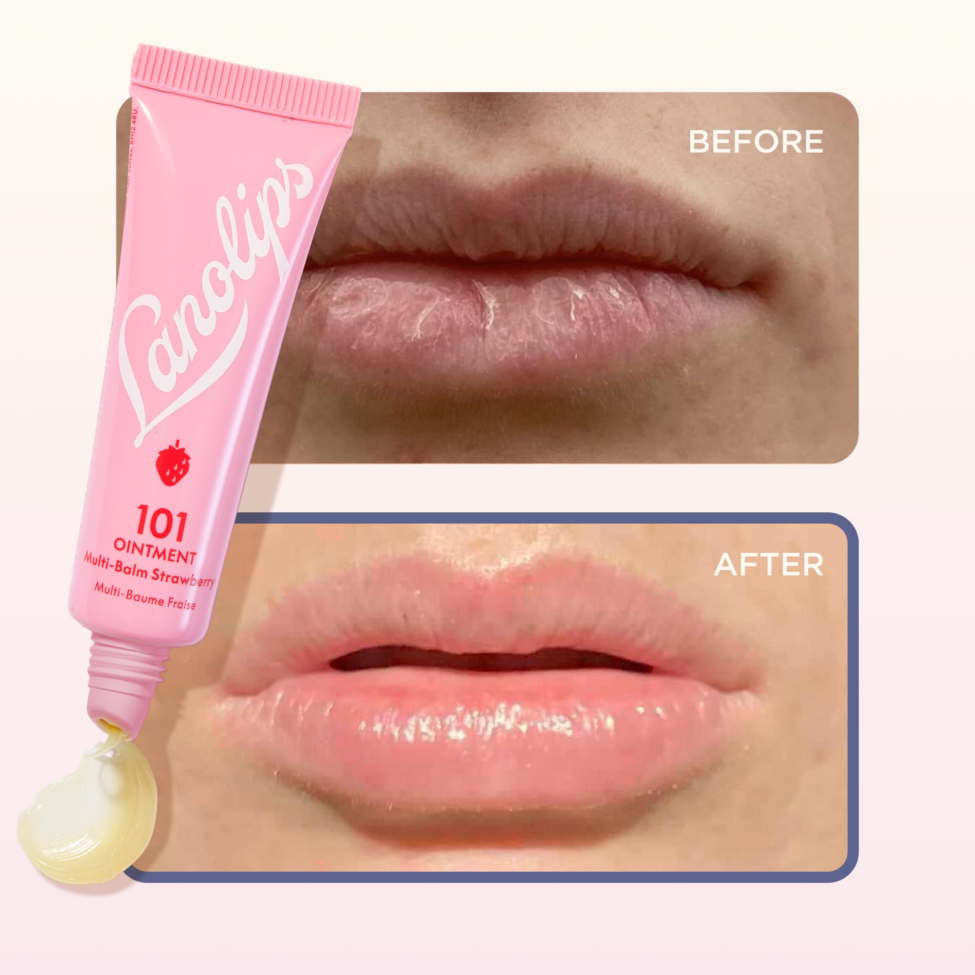Lanolips 101 Pomada envase de 15 ml, fácil de llevar.