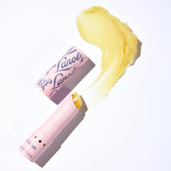 Lanolips Lanostick packaging front shows compact lip care in a sleek stick
