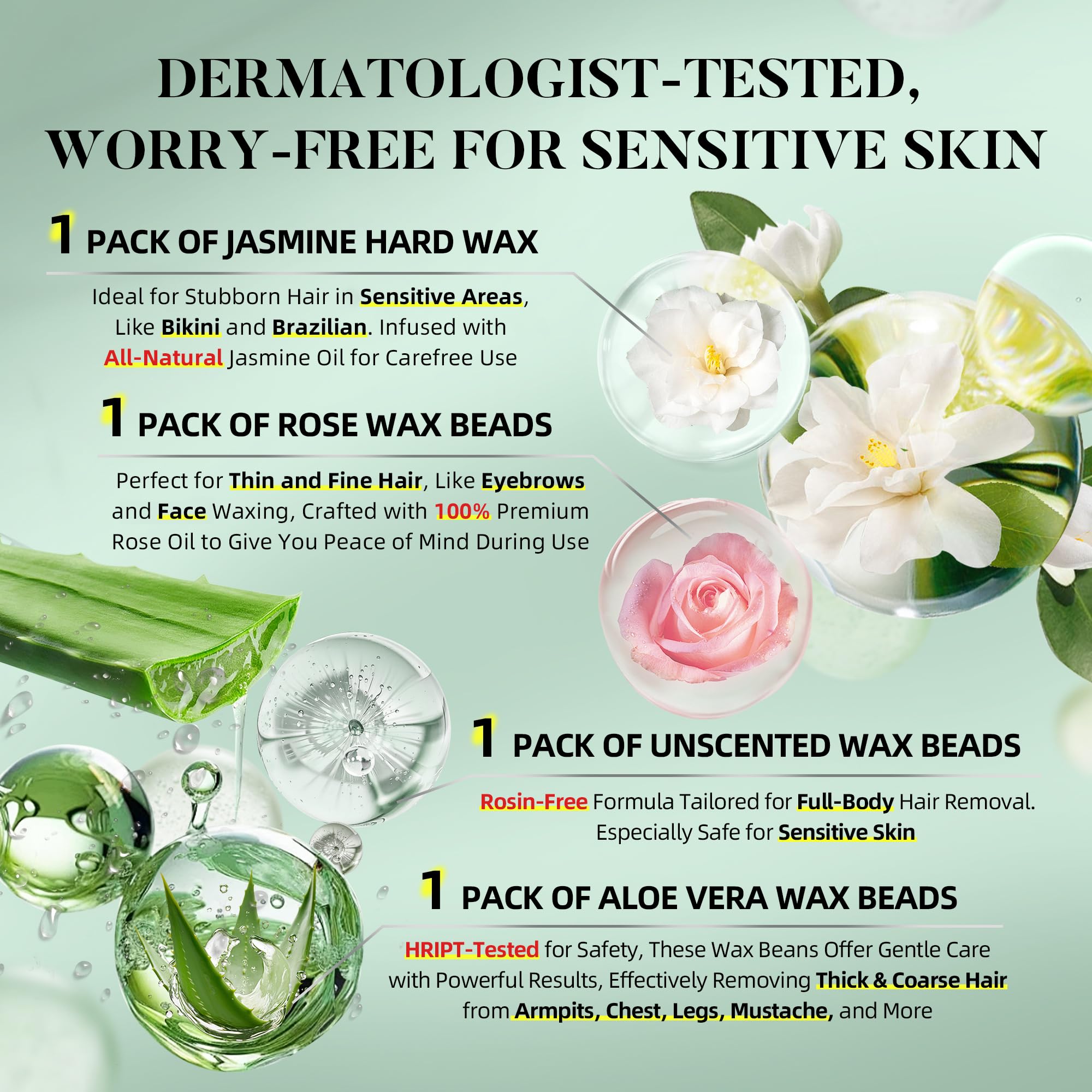 LANSLEYWAX 39 accessories set demonstrates all-in-one convenience for DIY waxing.