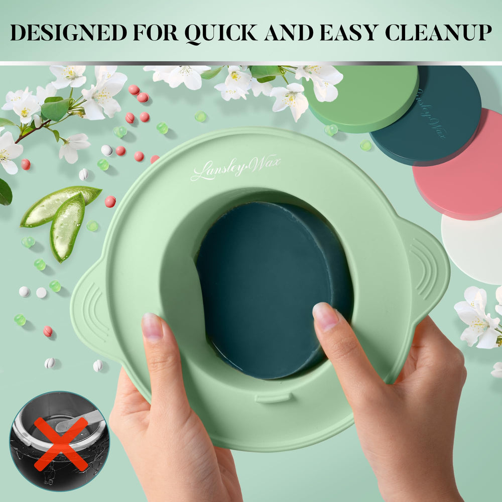 LANSLEYWAX bikini-area use image shows safe, efficient hair removal.