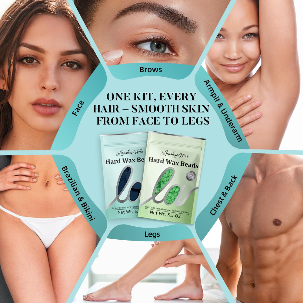 LANSLEYWAX bikini Brazilian hair removal for precise shaping