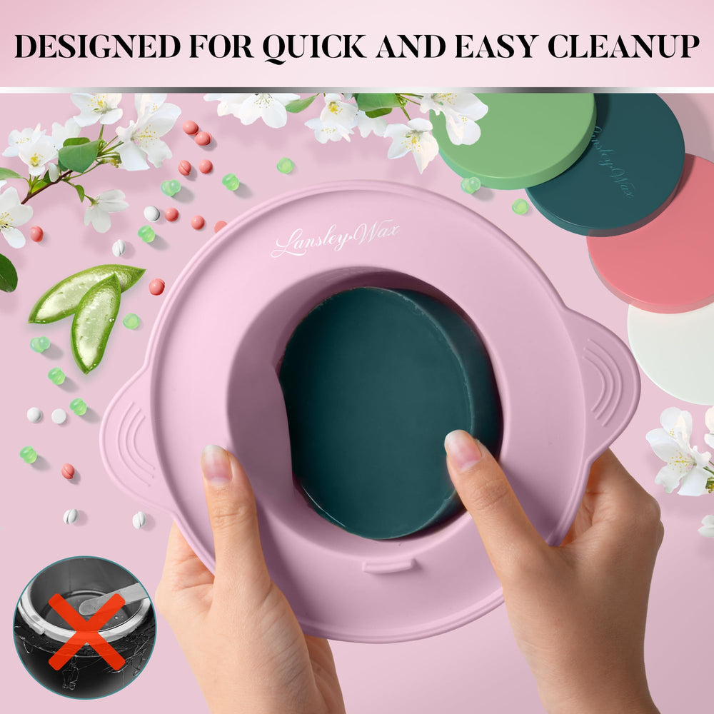LANSLEYWAX wooden applicators for precise, comfortable wax application.