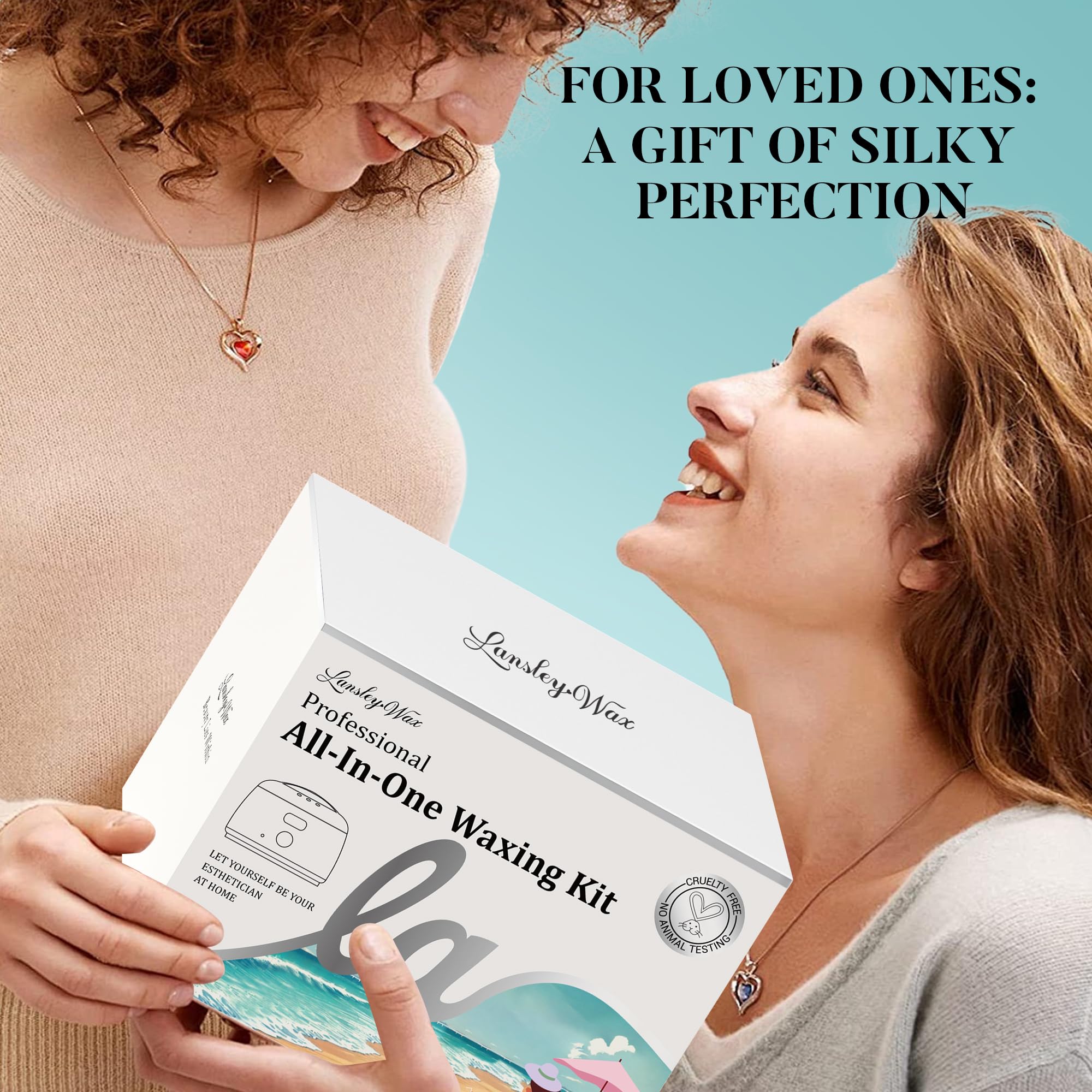LANSLEYWAX professional results at home with salon-like smooth skin