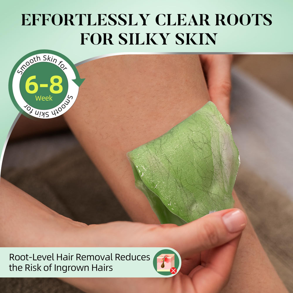 LANSLEYWAX wax beads collection uses natural ingredients for sensitive skin.