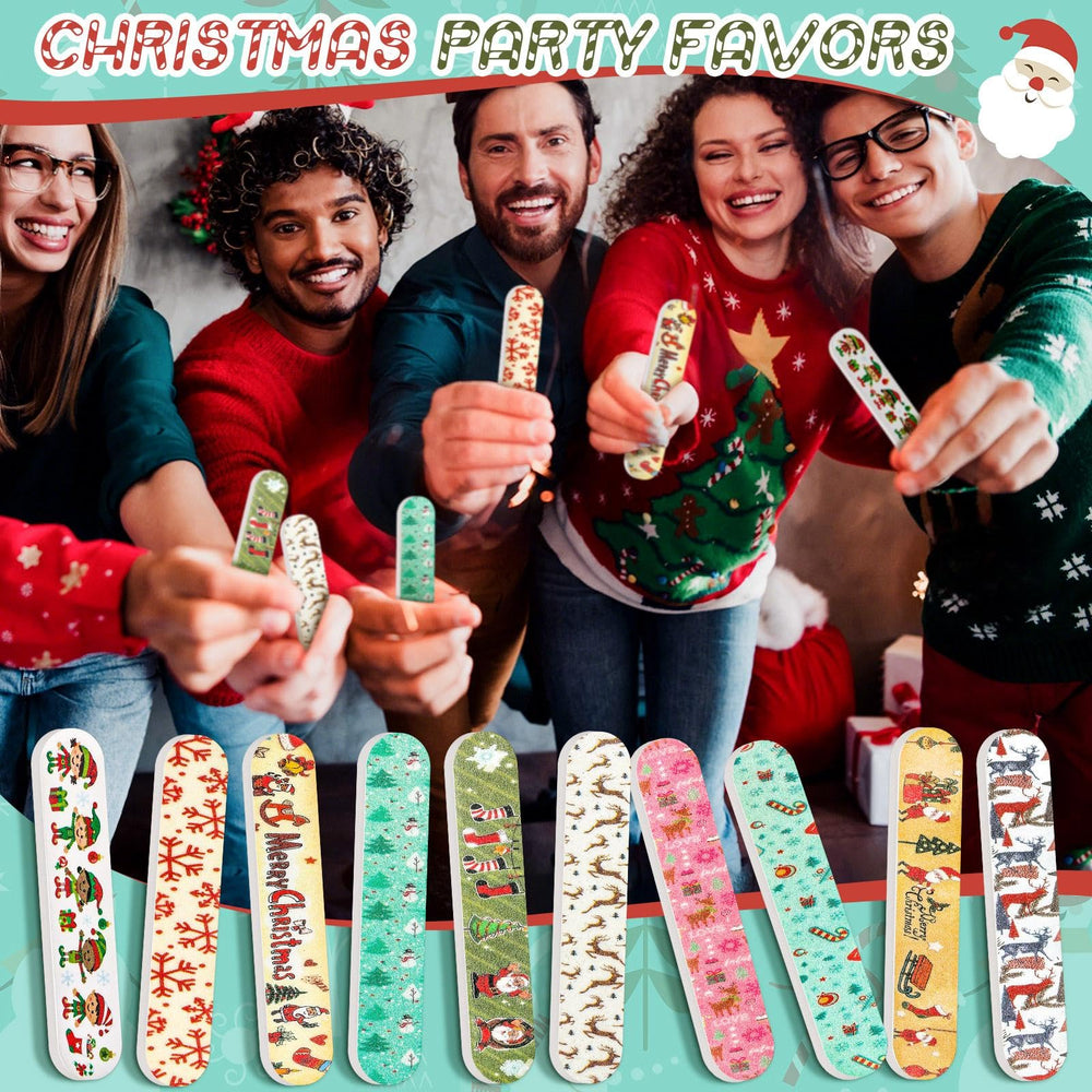 Lanties colorful Christmas design nail file: festive grooming tool
