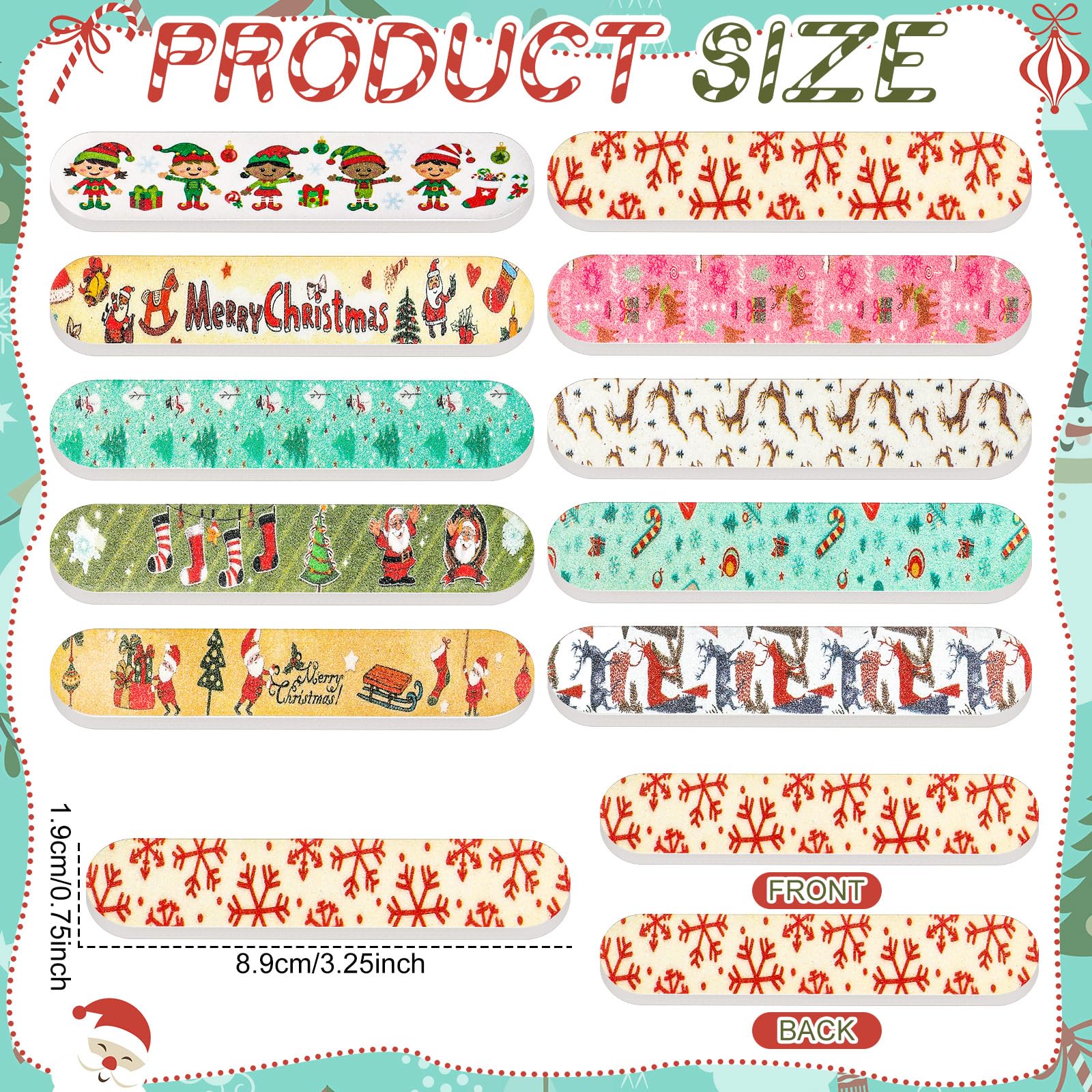 Lanties double-sided elf-emery-board: precise shaping on nails