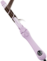 LANVIER 1-inch automatic rotating curler barrel closeup for precise, even curling results
