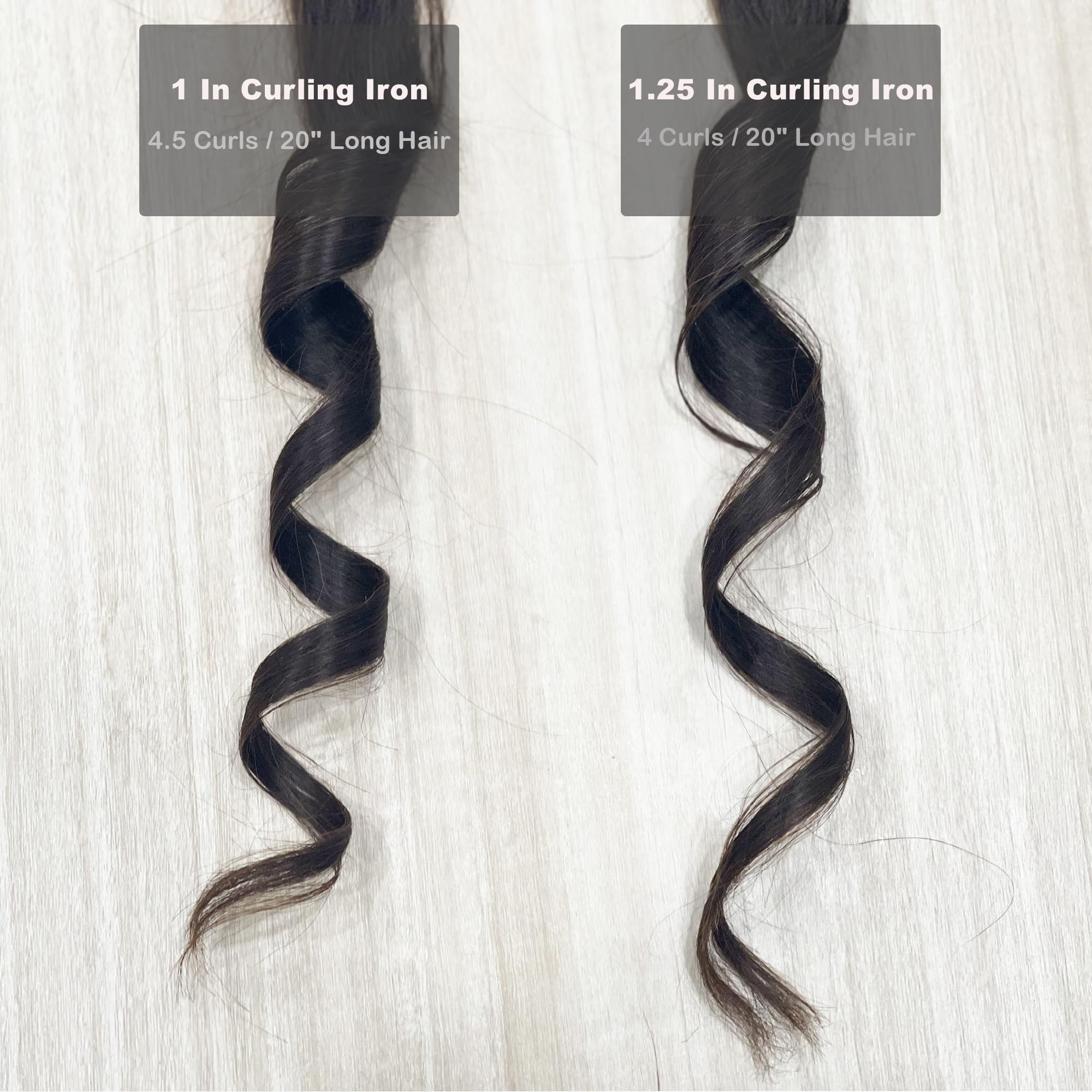 LANVIER curling iron auto shut-off adds safety and peace of mind.
