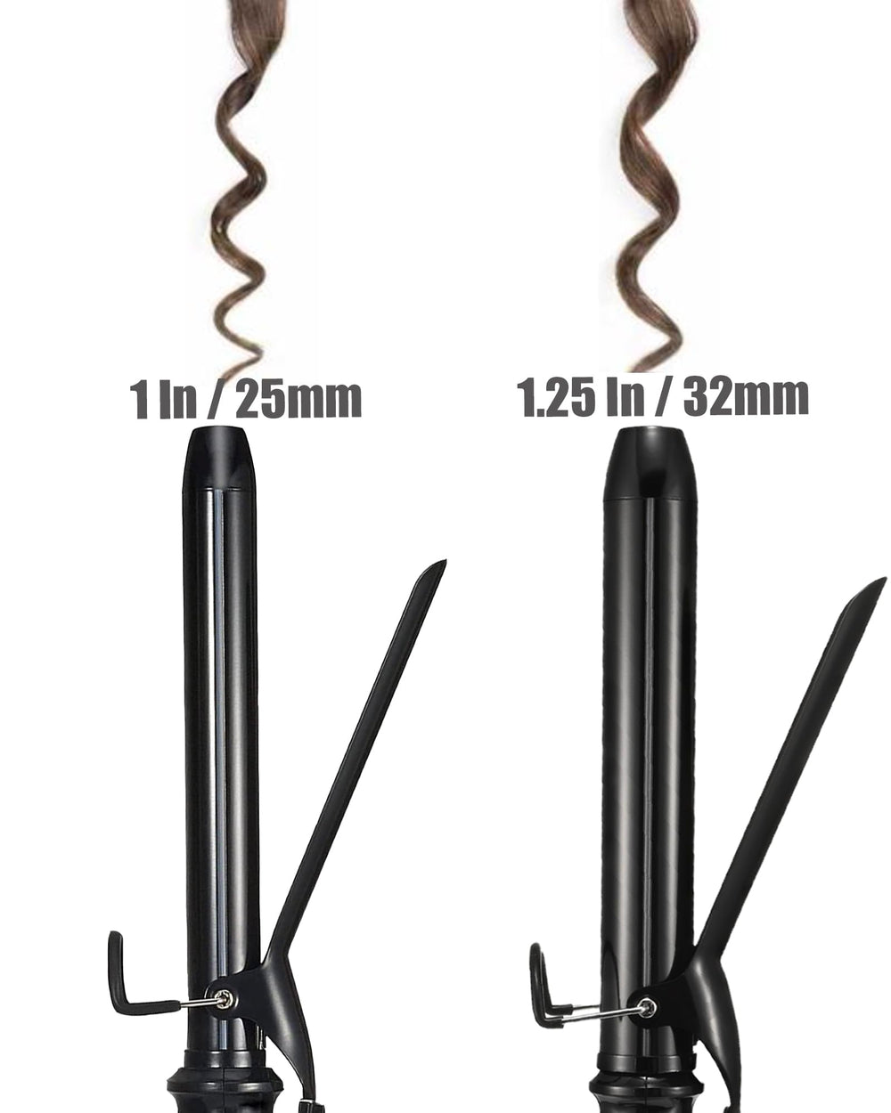 LANVIER 360-degree swivel cord provides freedom to style from any angle.