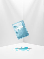 LAPCOS Aqua Sheet Mask on face delivering cooling hydration.