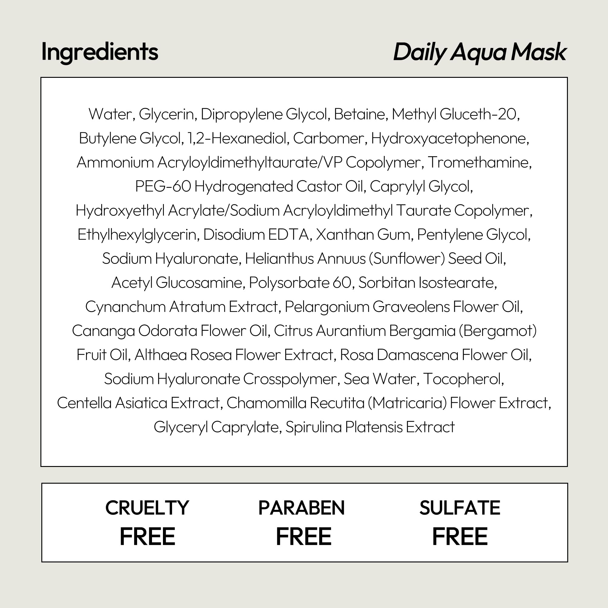 LAPCOS Aqua Sheet Mask post-use glow and refreshed complexion.