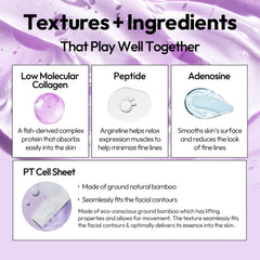 LAPCOS collagen peptides serum drops show concentrated hydration for skin.