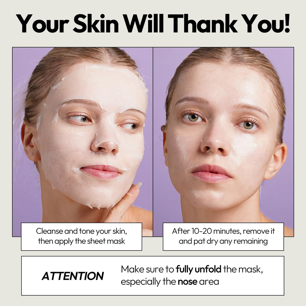 LAPCOS collagen sheet mask serum absorption indicates quick hydration benefits.