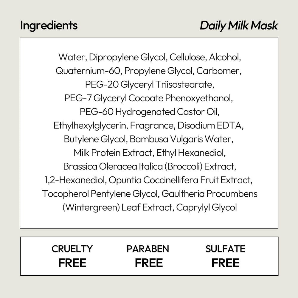 LAPCOS Milk Sheet Mask result: dewy, plump skin after use.