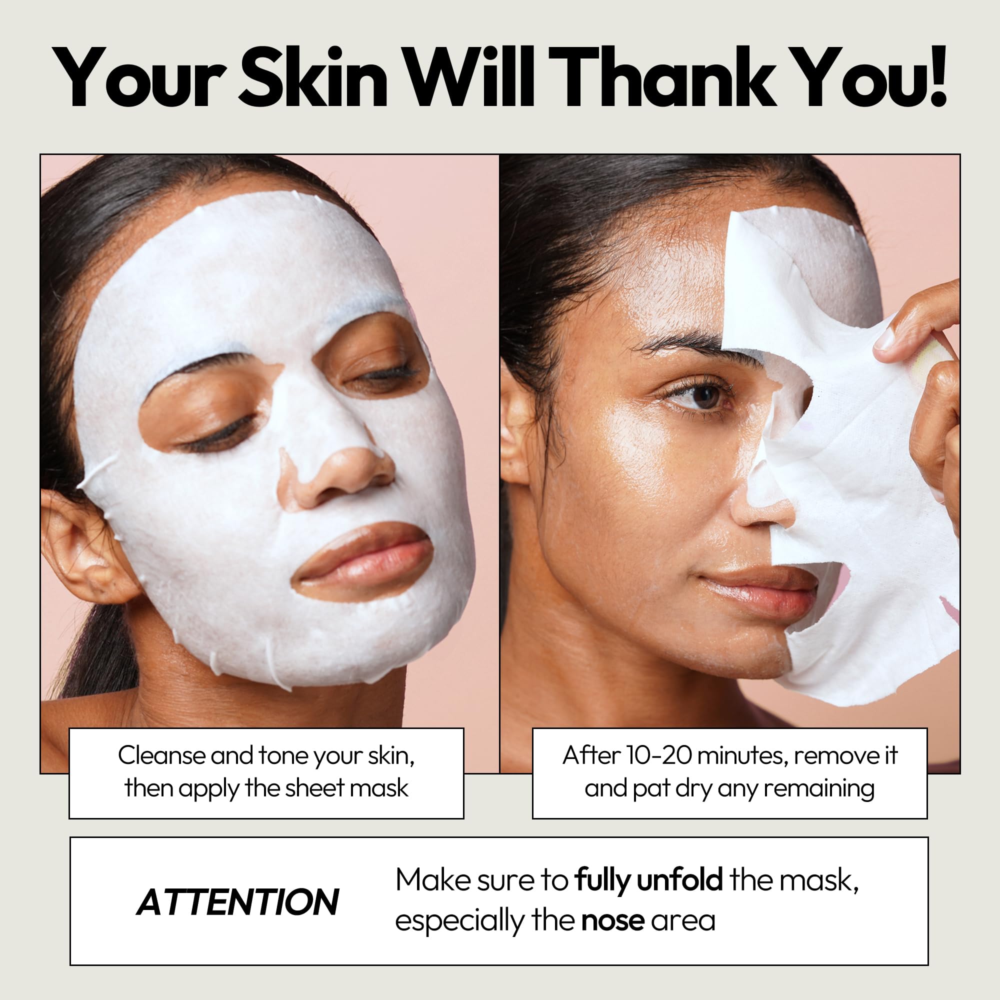 LAPCOS Pearl Sheet Mask box 5-pack emphasizes value and portability