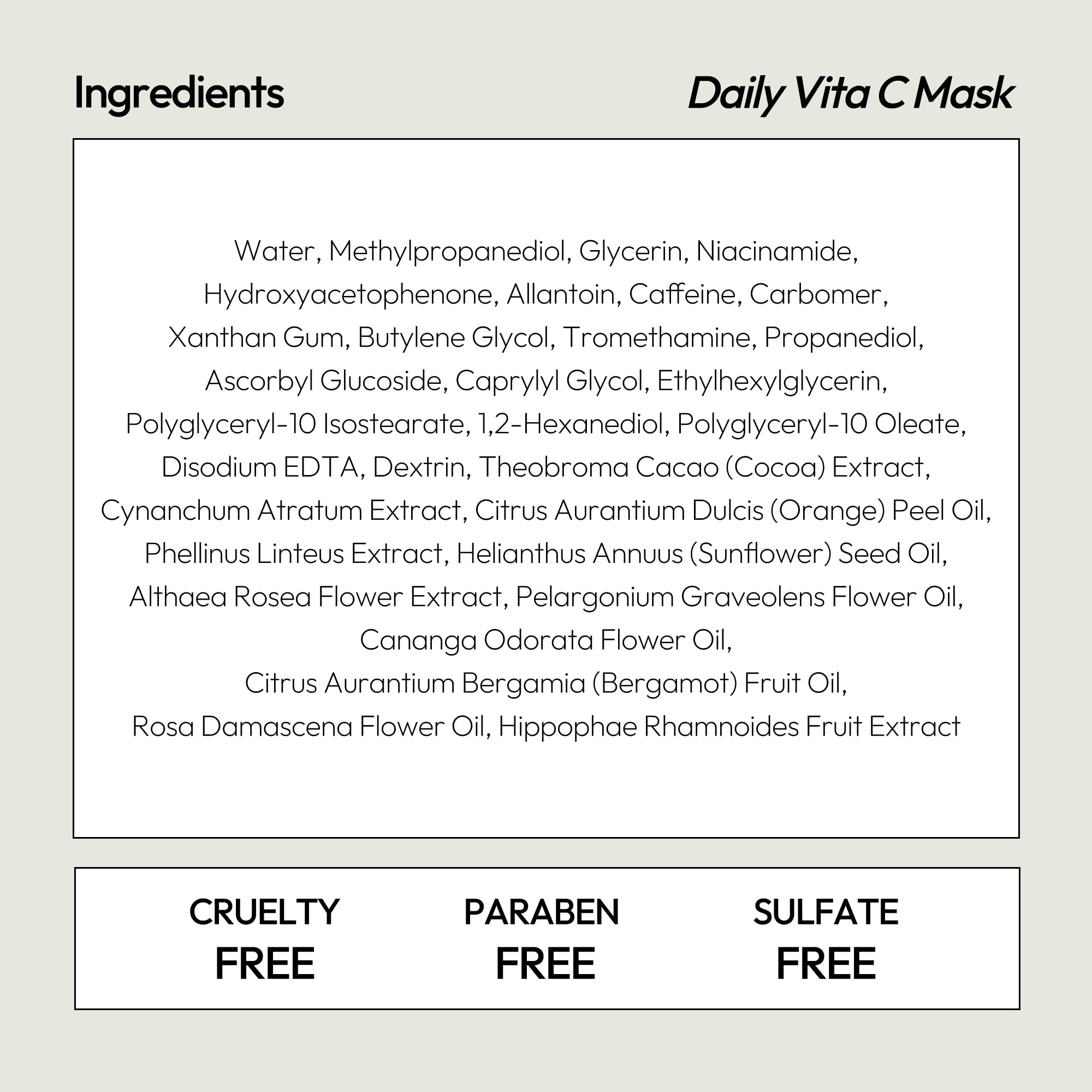 K-beauty brand innovation behind LAPCOS Vita C sheet mask