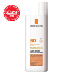 La Roche-Posay close-up texture of lotion absorbed quickly for matte feel