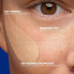 La Roche-Posay swatch of Light tint blending for even skin tone benefit