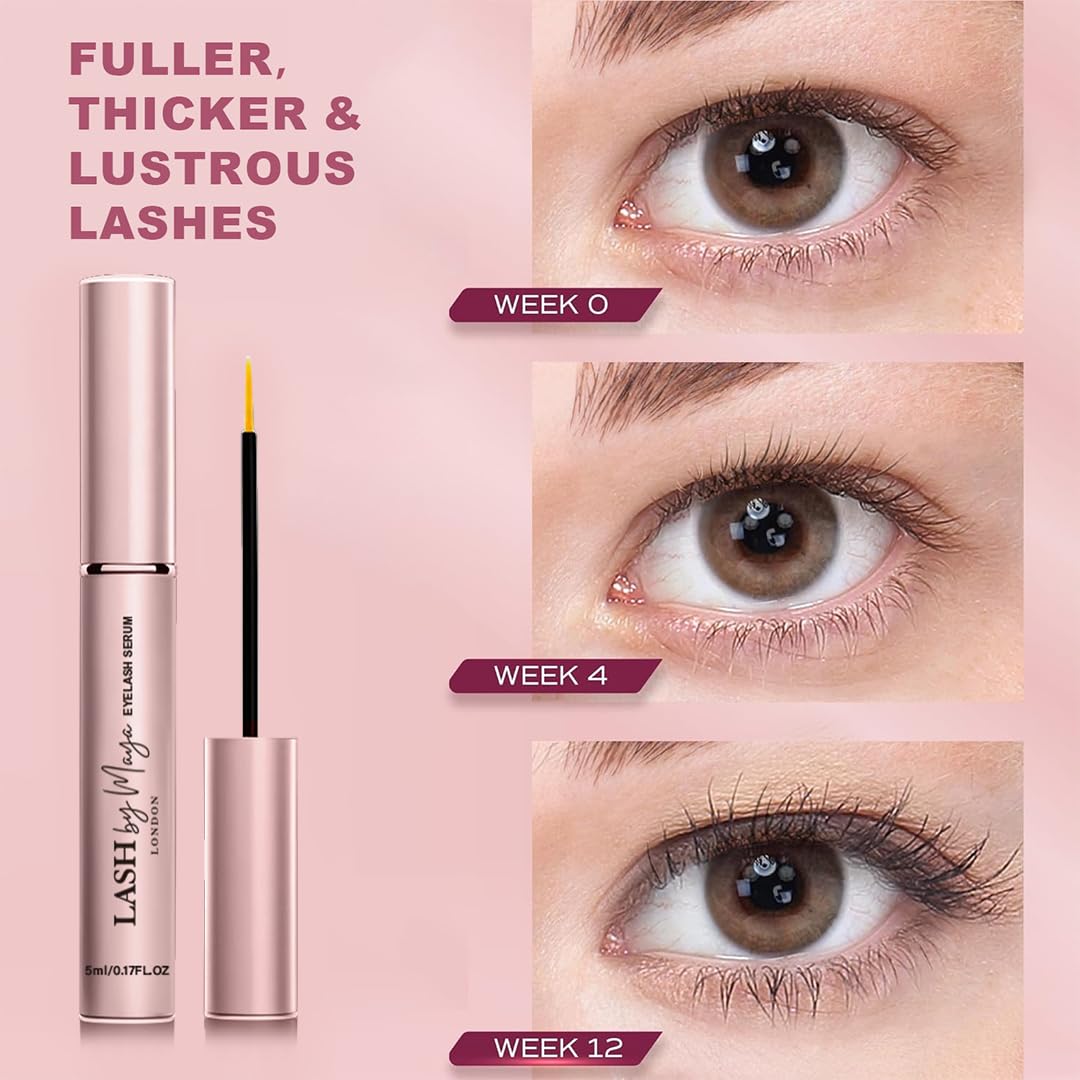 Lash by Maya London packaging, sleek design that fits into your nightly routine.