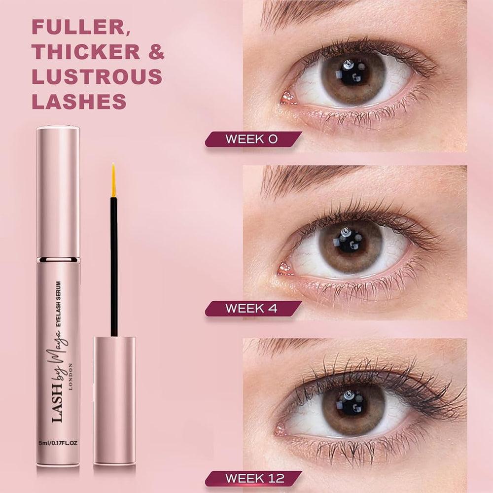 Lash by Maya London packaging, sleek design that fits into your nightly routine.