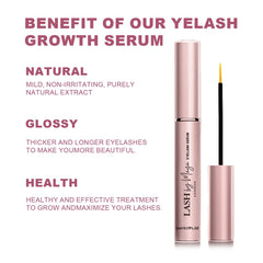 Lash by Maya Serum swirl texture on skin, easy to blend for comfortable use.