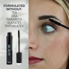 Lash Next Door mascara no-clump formula delivers lightweight, clump-free lashes.