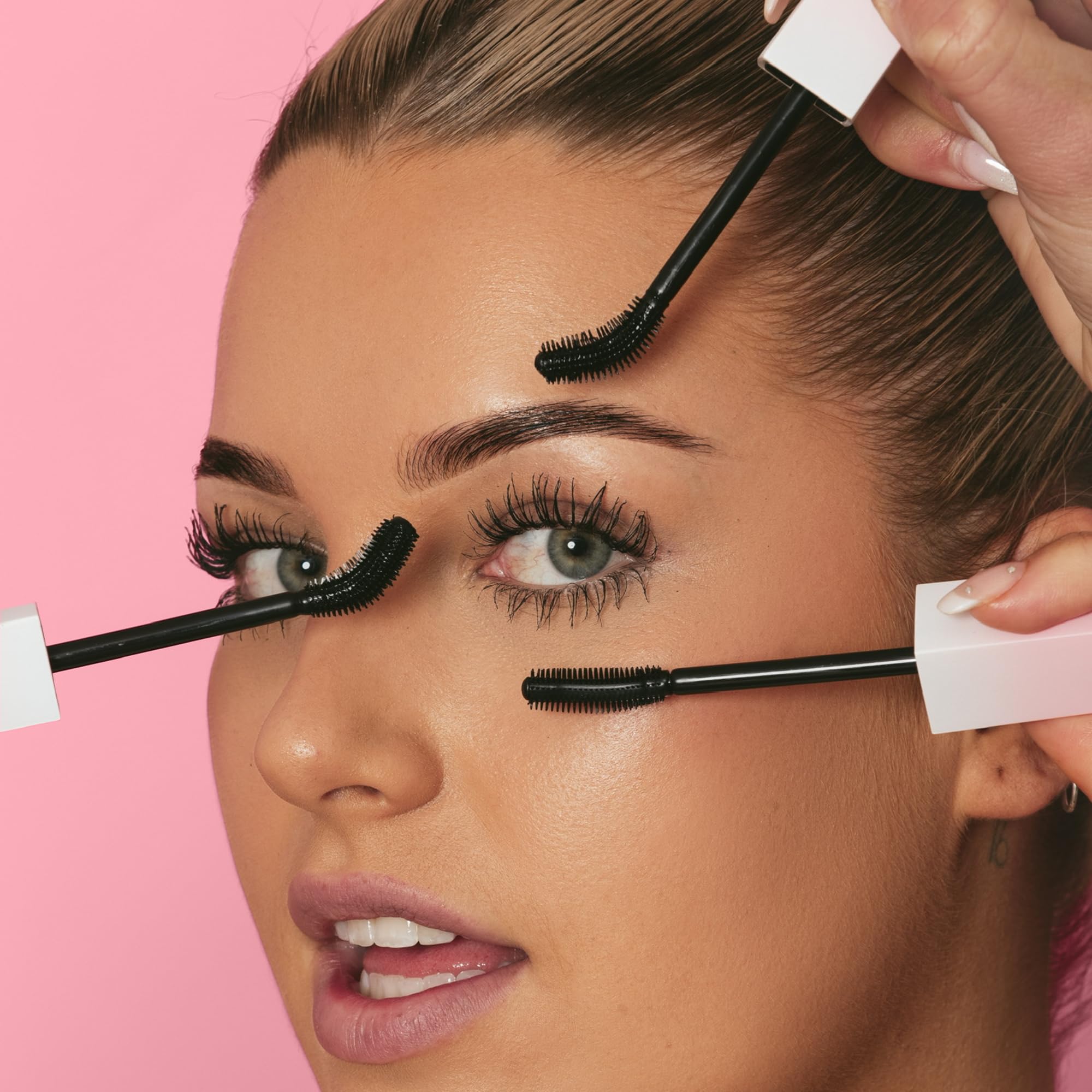 Lash Therapy Australia Every Lash Growth Serum Mascara Black lashes after application show length and curl.