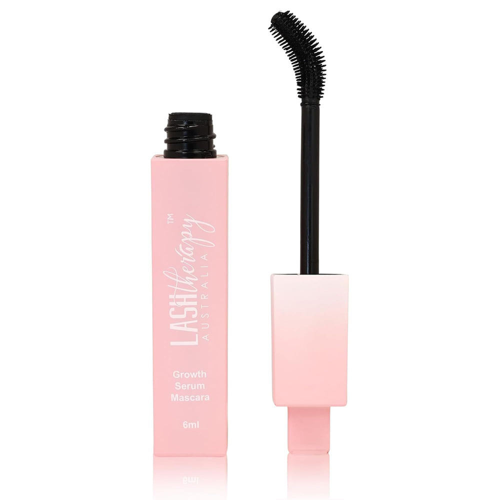 Lash Therapy Australia Every Lash Growth Serum Mascara Black wand close-up for precise lash coverage.