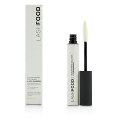 LashFood Conditioning Collagen Fiber Primer bottle and brush for fuller, feathery lashes