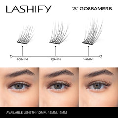 Lashify Amplify lashes on hand show natural texture for confident DIY wear.