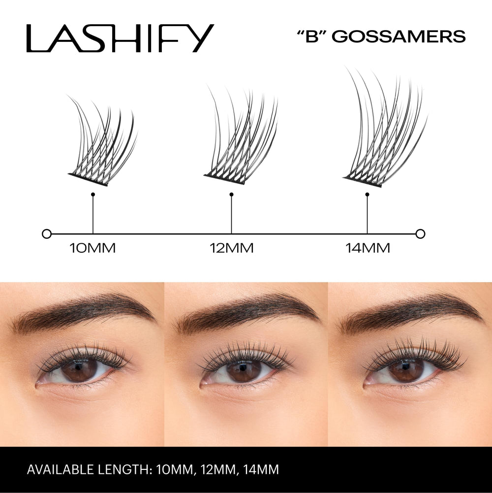 Lashify Bold 12mm Gossamer refill 12mm lash length for natural volume