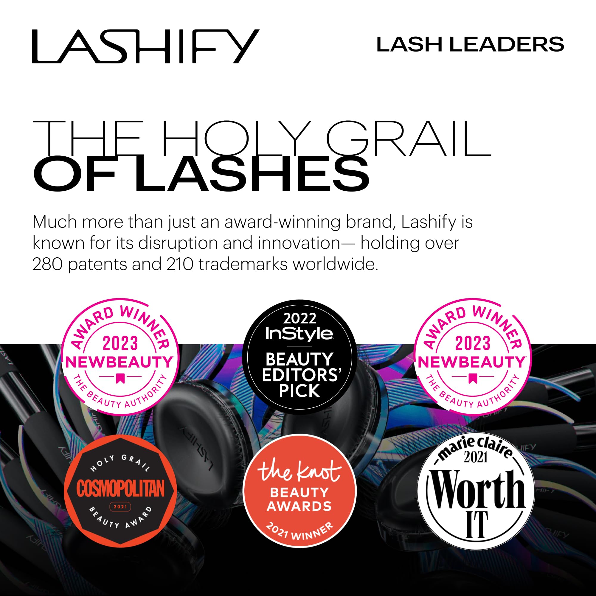 Lashify Curl 10mm Gossamer lengths available for personalized looks.