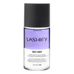Lashify Melt Away bottle front view for gentle makeup removal and lash conditioning
