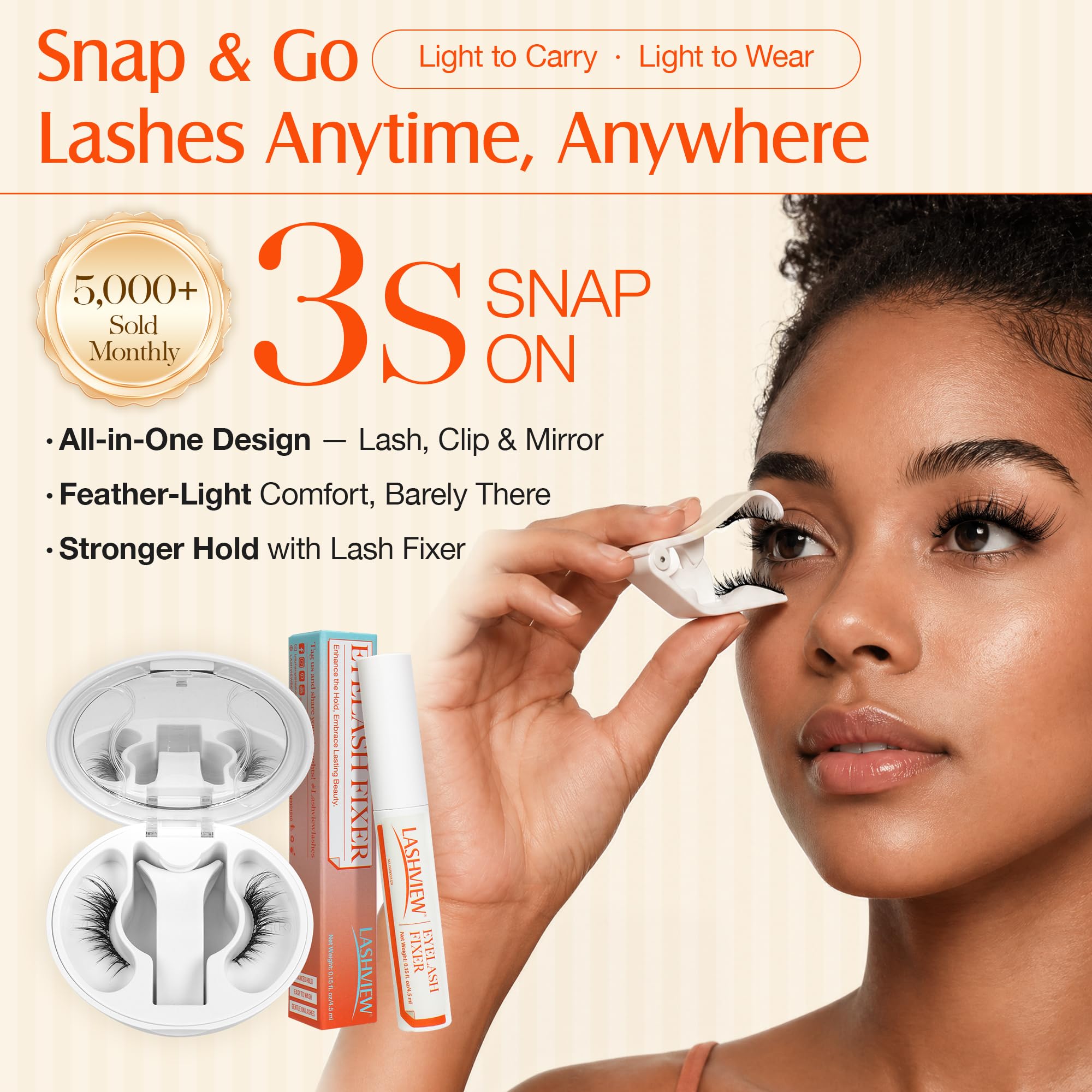 LASHVIEW applicator detail demonstrating precise placement benefit