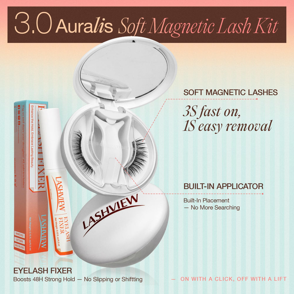 LASHVIEW eyelash fixer adds longer hold during wear