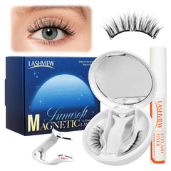 LASHVIEW LunaSoft soft magnetic lashes provide weightless comfort and a natural look.