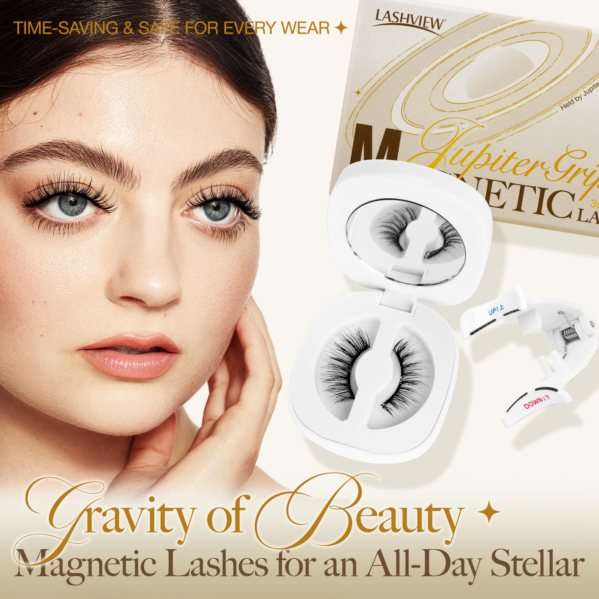 LASHVIEW no-glue magnetic-lashes offer gentle wear for sensitive skin