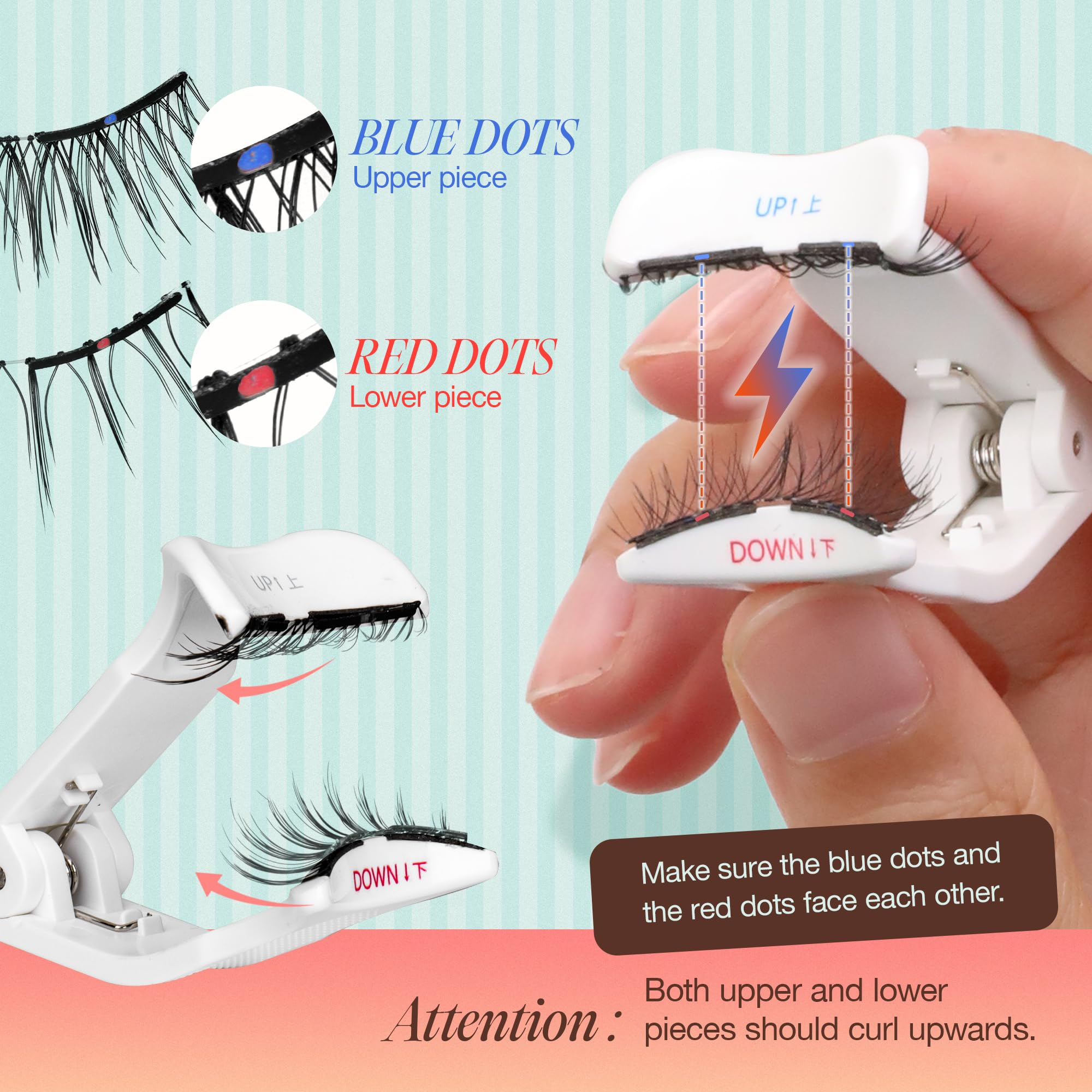LASHVIEW reusable lashes can be used 100 times