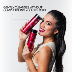 Lasio Hypersilk with Amber Extract close-up highlighting nourishing ingredient.