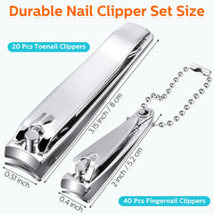 Lasnten large toenail clippers with sturdy lever for clean toenail shaping.