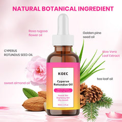 The product on arms and legs delivering smoother feel after hair removal