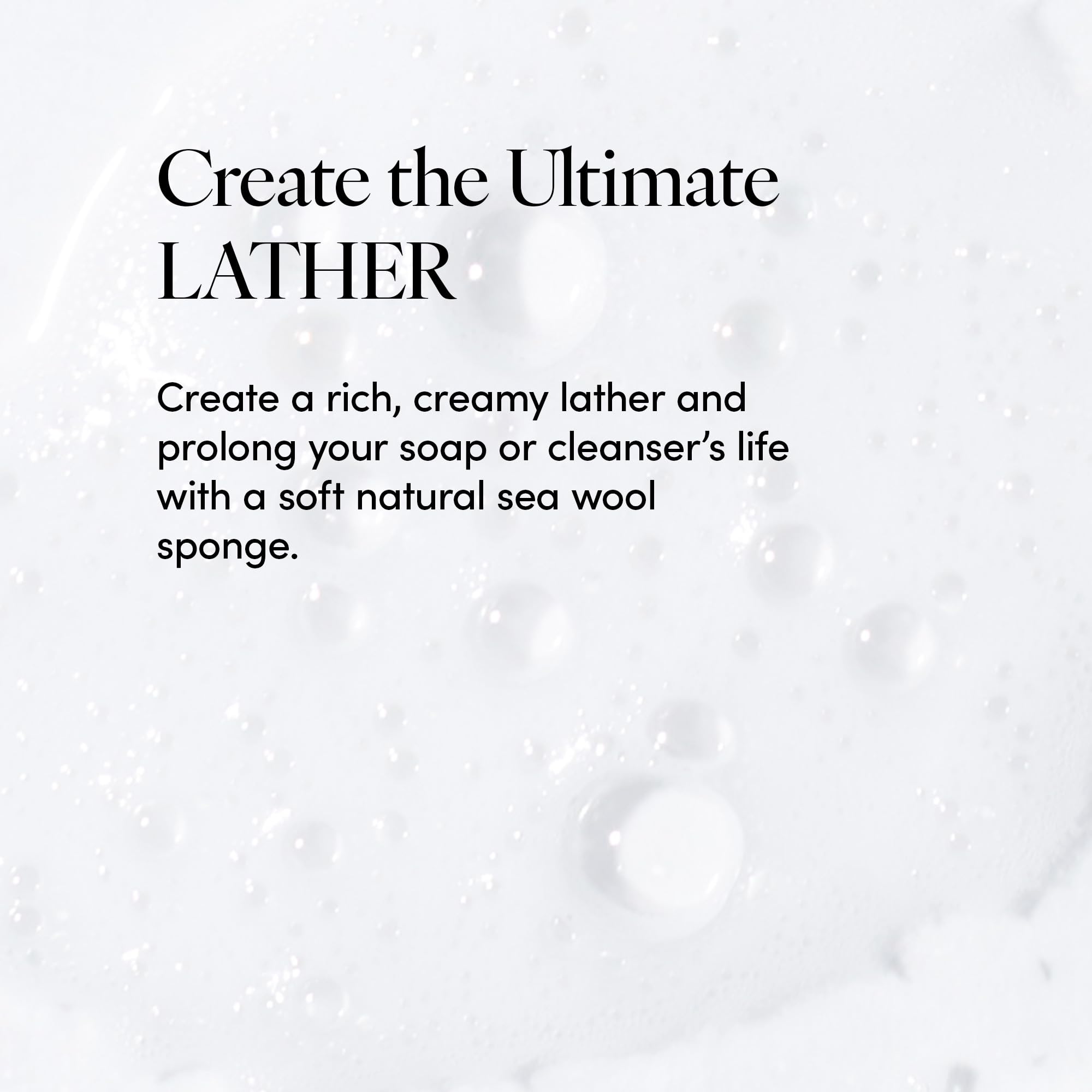 LATHER Florida natural loofah sponge for sustainable cleansing