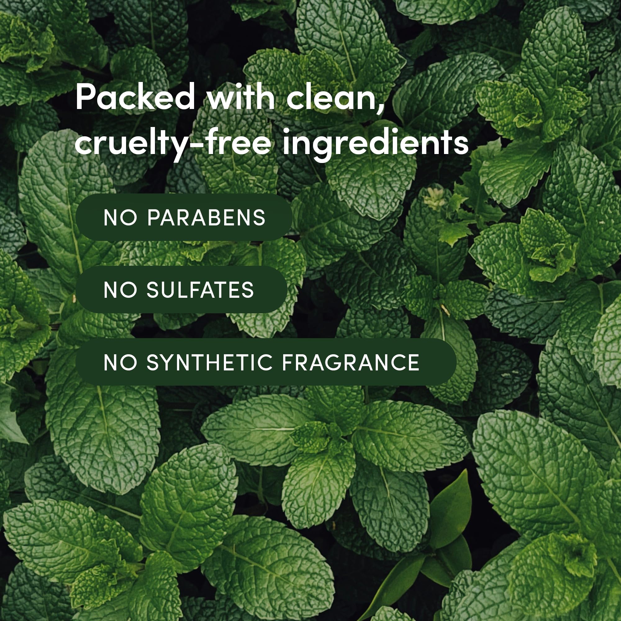 LATHER Mint Thyme Hair Wash chamomile-olive extracts for soothing refreshment