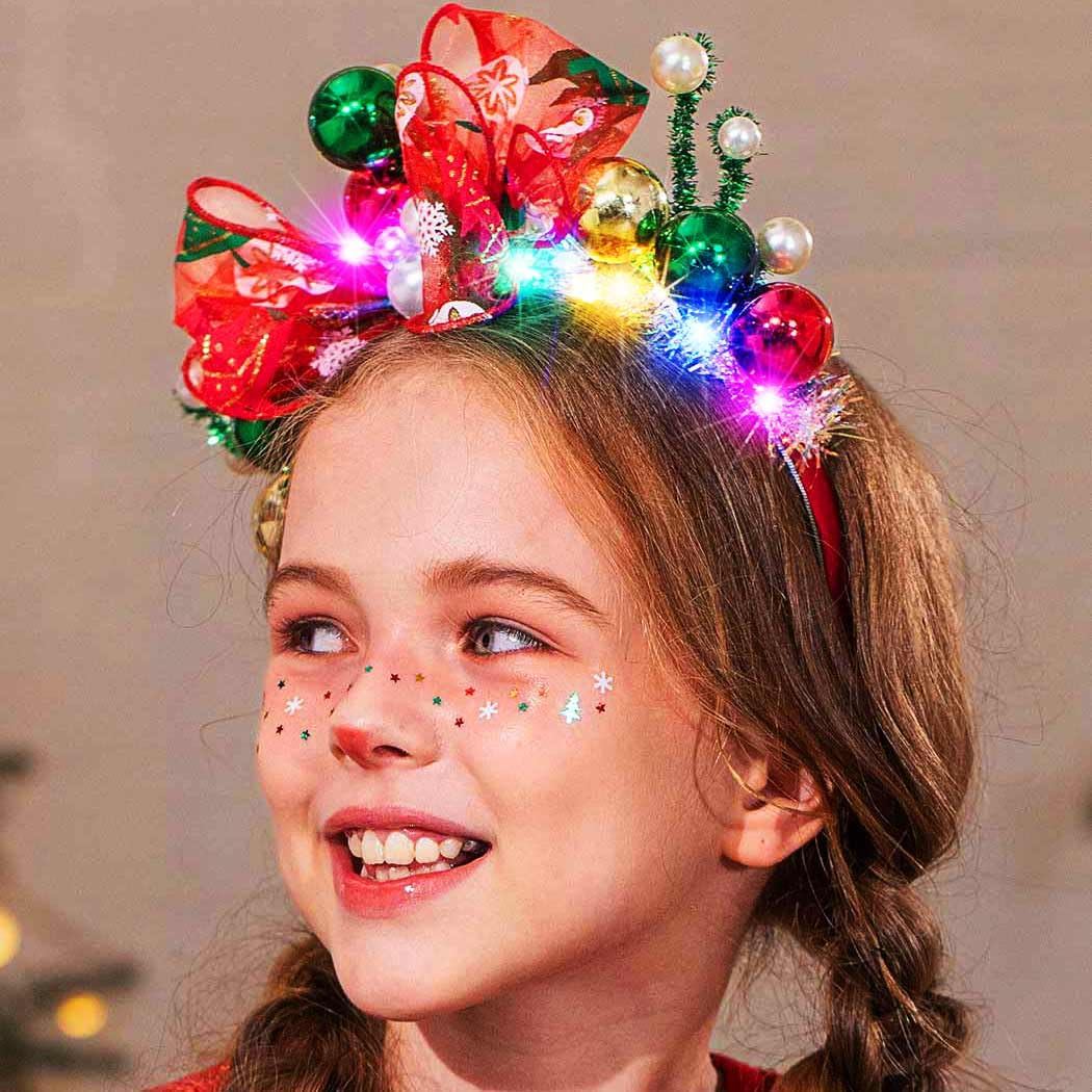Latious party headband gift-ready packaging ideal for gifting during holidays.