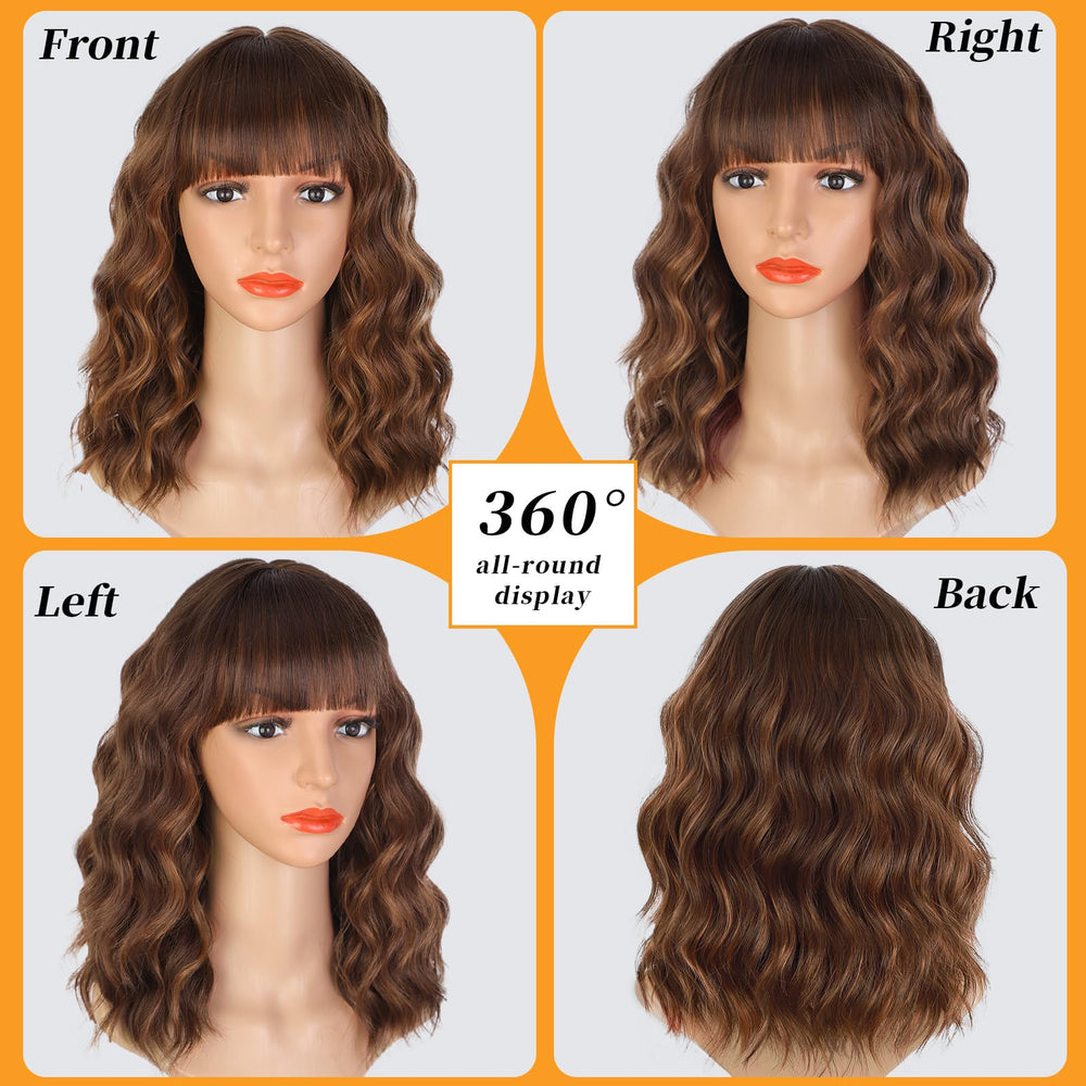 Lativ wig with bangs is designed for quick transformations at home or events.